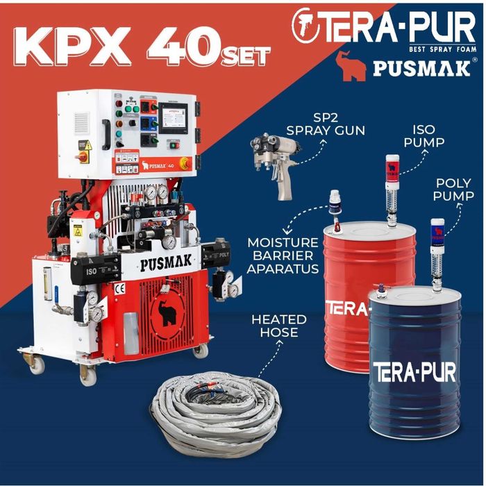 Maszyna Agregat Reactor KPX-40 do natrysku piany PUR