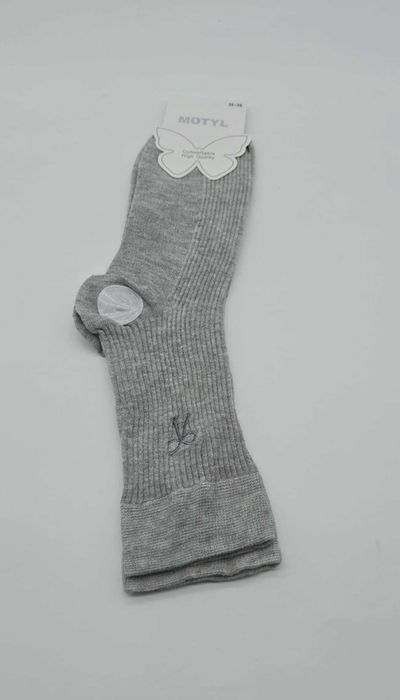 5x Skarpety Damskie Bawełniane z Wstążką Rozmiar 39-42 Eleganckie