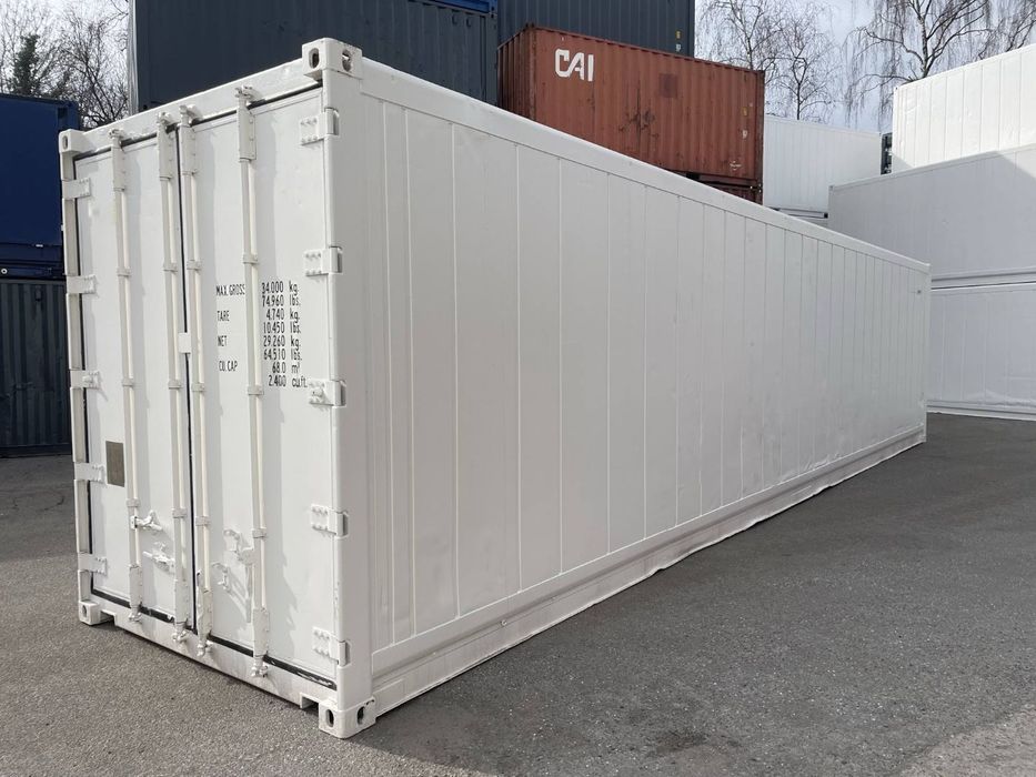 Kontener morski 40HC chłodniczy [chłodnia] wynajem , zakres temperatur -30 /+30, transport, serwis, obsługa