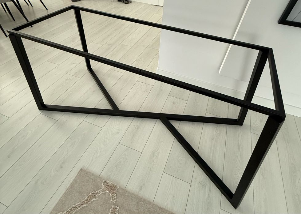 Okazja nowa podstawa stołu metalowa czarna 170 cm