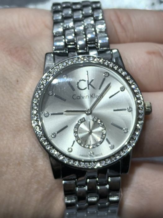 Mega zegarek damski bizuteryjny