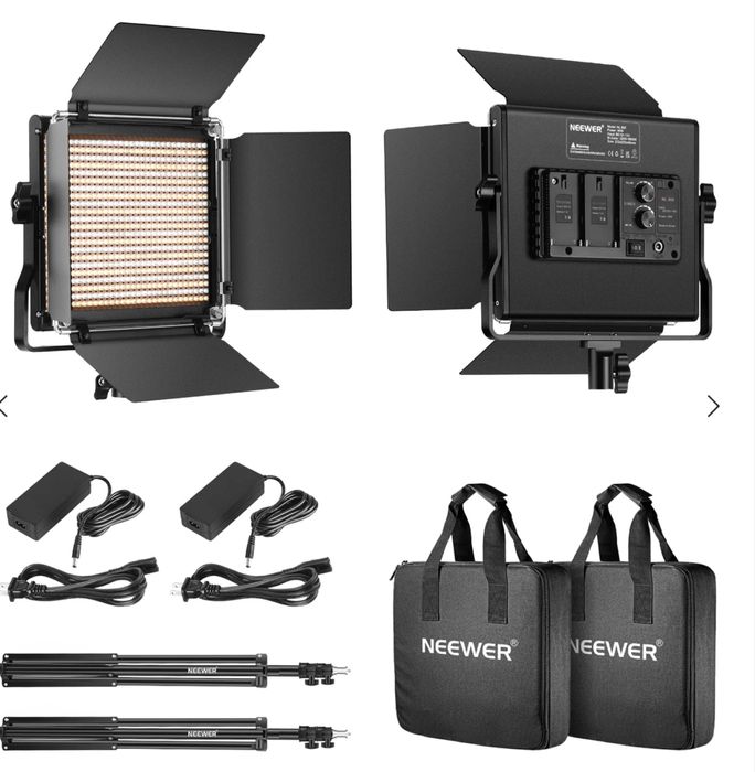 Neewer 2 pack NL660 LED luz