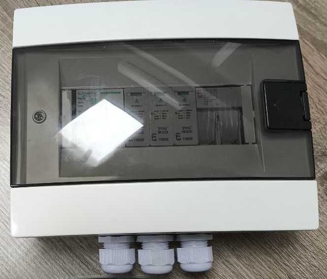 Щиток для захисту сонячних панелей ETI(блискавкозахист pv, перенапруг,