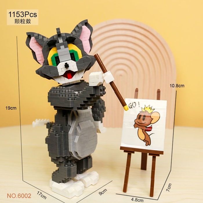 Конструктор Том і Джері. Новий 3д набір. Лего Подарунок. Ціна за Тома