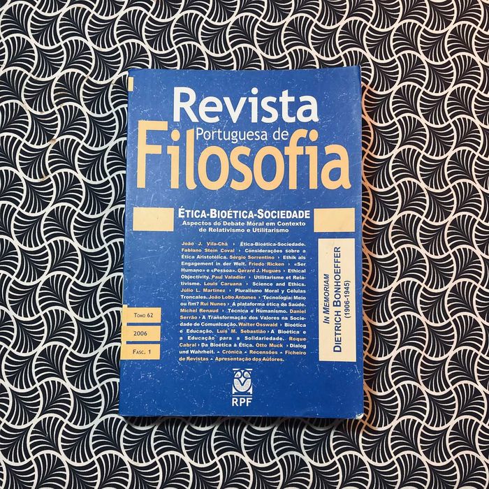 Revista Portuguesa de Filosofia (tomo 62, fasc.1)