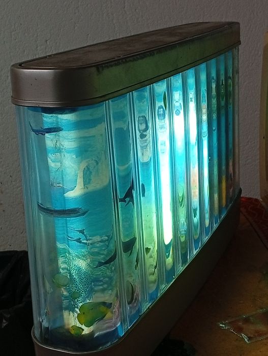 Aquário Decorativo Lâmpada em movimento