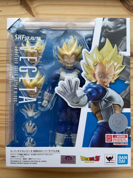 SH Figuarts Bandai Super Saiyan Vegeta - awakened super saiyan blood