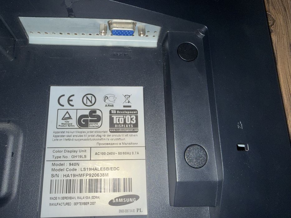 Monitory BenQ / Samsung