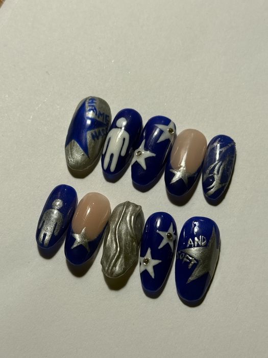 Press on nails tipsy paznokcie inspirowane billie eilish