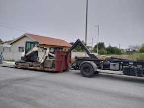 Contentor resíduos de obra, verdes etc.