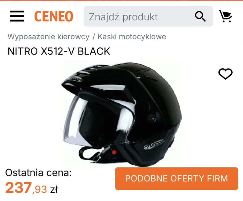 Kask motocyklowy Nitro X512-V
