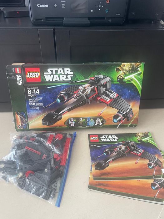 LEGO Star Wars 75018 Jek-14’s Stealth Starfighter – Completo com Caixa