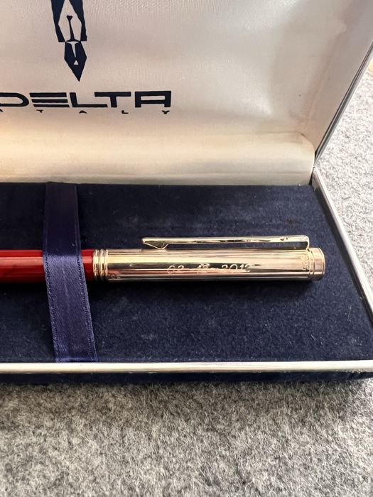 Caneta Tinteiro Delta Italy Luxo - Caixa Original