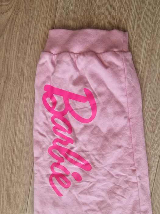 Dres dresy spodnie dresowe M Barbie różowy róż nowy