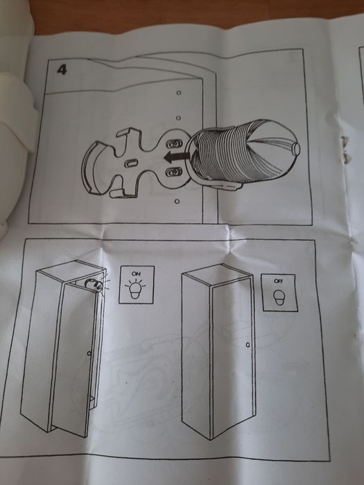 2 lanternas IKEA de iluminação interior de armários, roupeiros, ...
