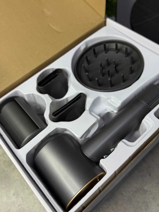 Акція! Фен Super Hair Dryer 5 насадок Золотий— купуй!