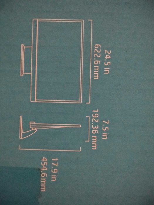 Monitor HP Pavilion 27xi IPS Full HD (como novo), cabo HDMI e caixa
