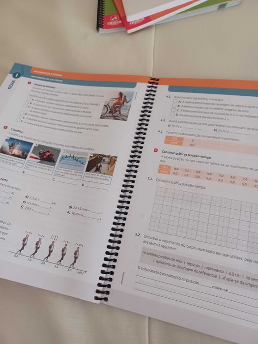 Caderno Fichas Física e Química do 9 ano