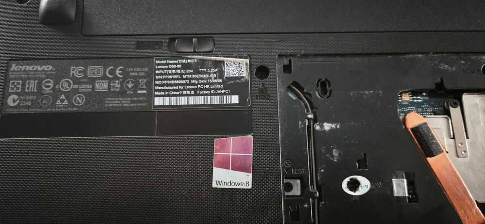 laptop Lenovo + dyski