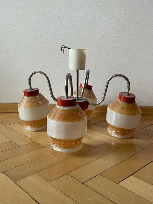 żyrandol vintage prl