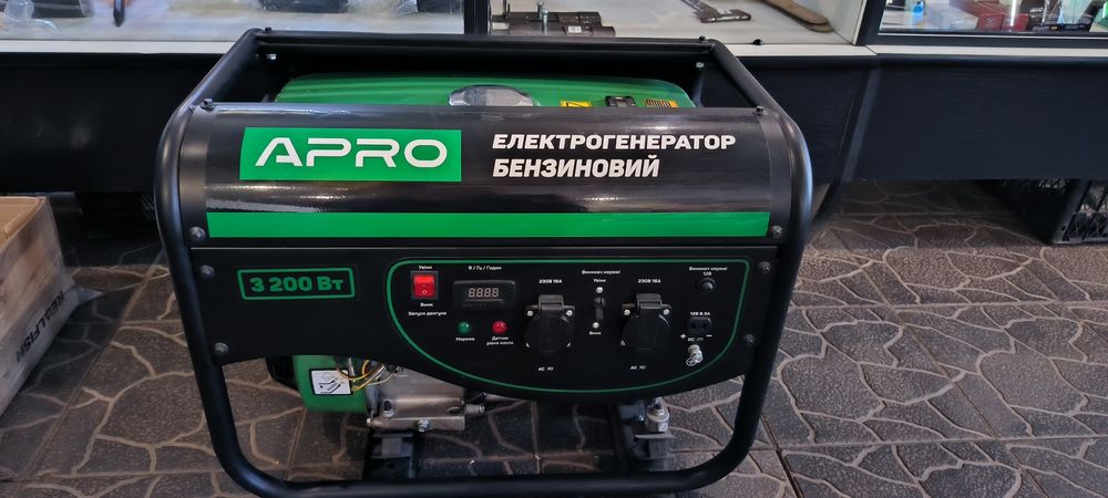 Генератор бензиновий APRO 4-тактний 3.0/3.2 кВт (ручний запуск)