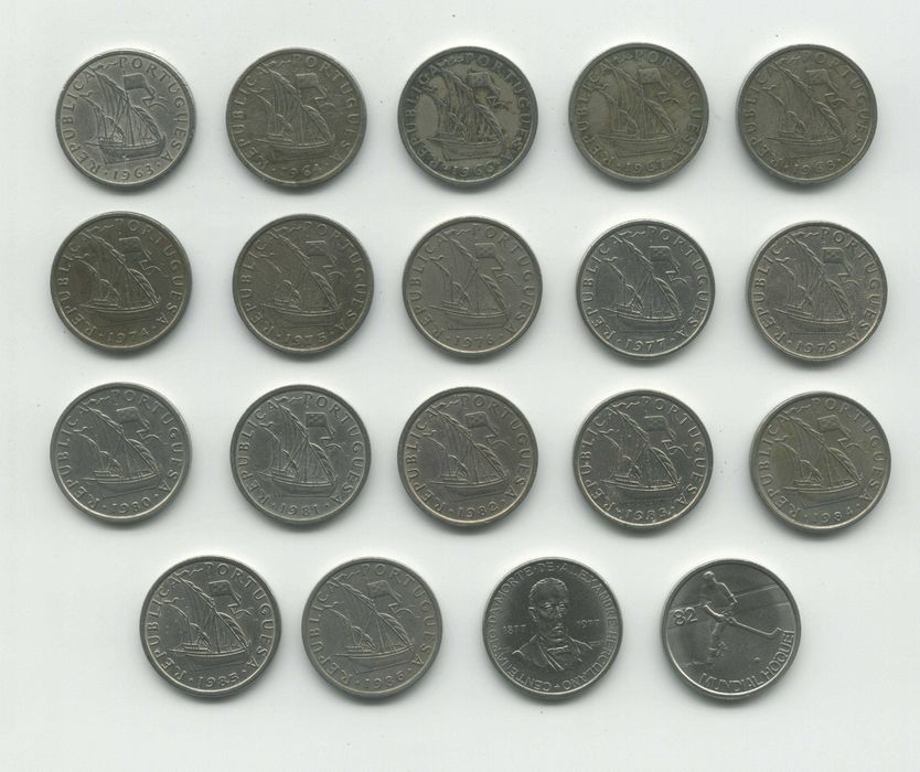 23 Moedas 5$00 Crupo-Níquel