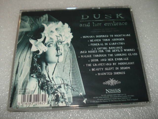Raro CD de Black Metal - Cradle of Filth/dusk and her embrace