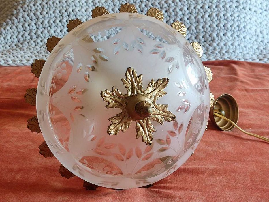 Candeeiro suspenso de pendurar teto em ferro fundido