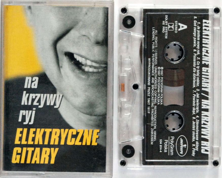 Elektryczne Gitary - Na Krzywy Ryj (kaseta) BDB