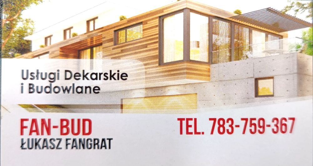 Usługi dekarskie i budowlane