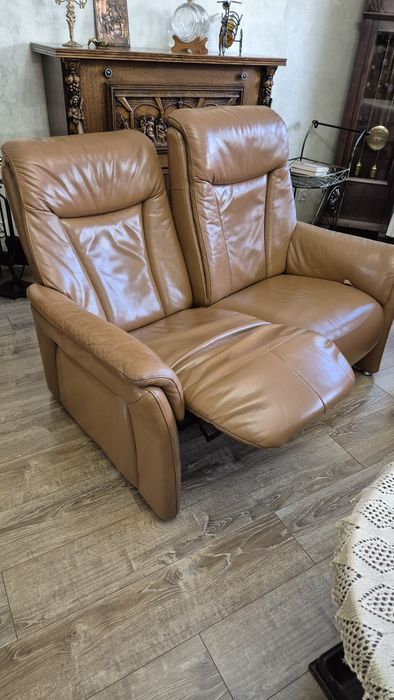 Wypoczynek skórzany 3+2+1 himolla z funkcją relax AKTUALNE