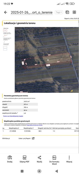 Sprzedam ziemię rolną 2,45 ha