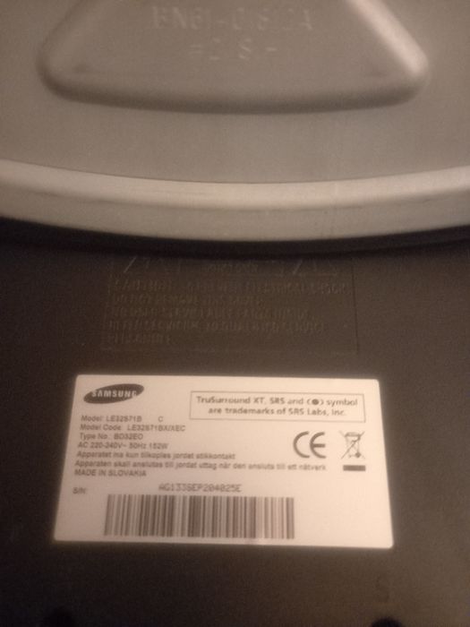 Base mais comando de Tv Samsung 80 cm
