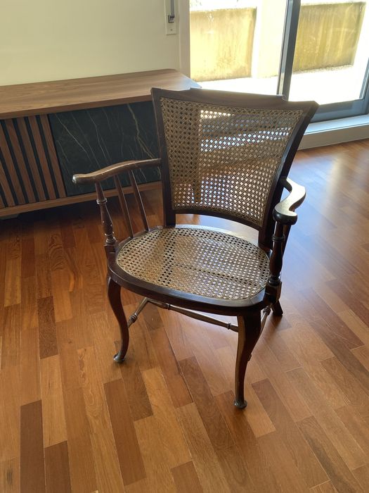 Cadeirão de palhinha