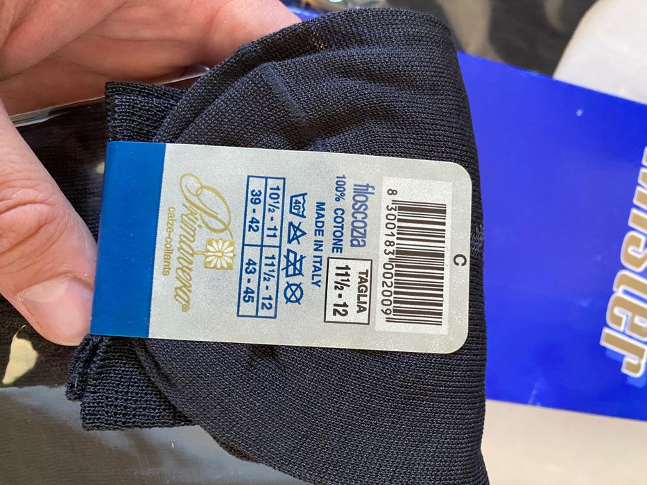 Premium skarpety Włoskie Filo Scozia 100% cotone, R. 42 - 45