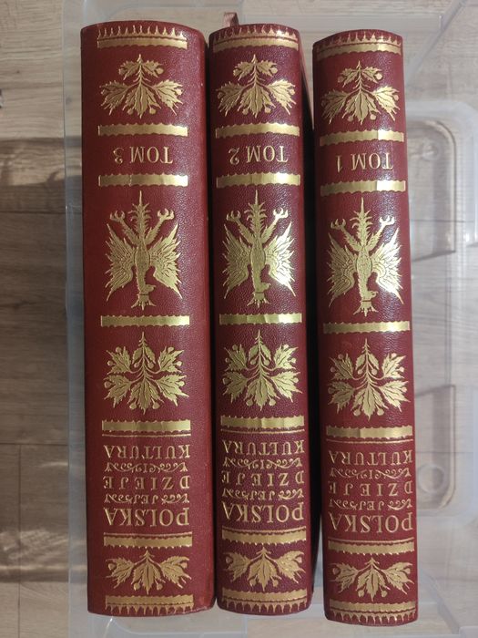 Polska. Jej dzieje i kultura, 3 tomy,  1930, antyk , stan bdb
