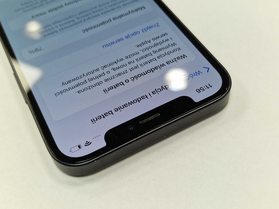 Iphone 12 128GB/ Black/ Bat 79%/ Grade B/ Gwarancja + ładowarka