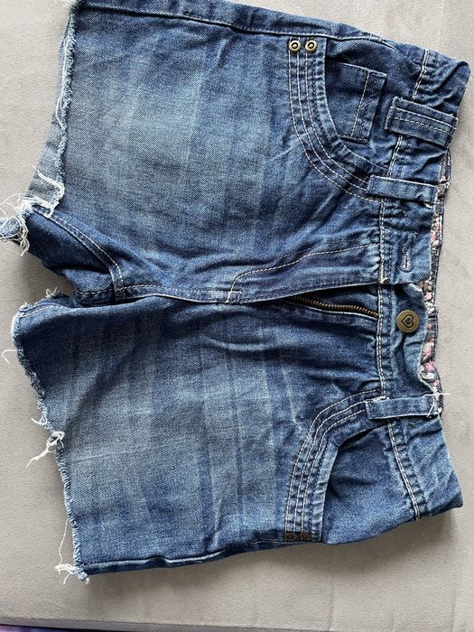 Krótkie spodenki jeans dla dziewczynki George 11-12 lat, rozm. 146-152