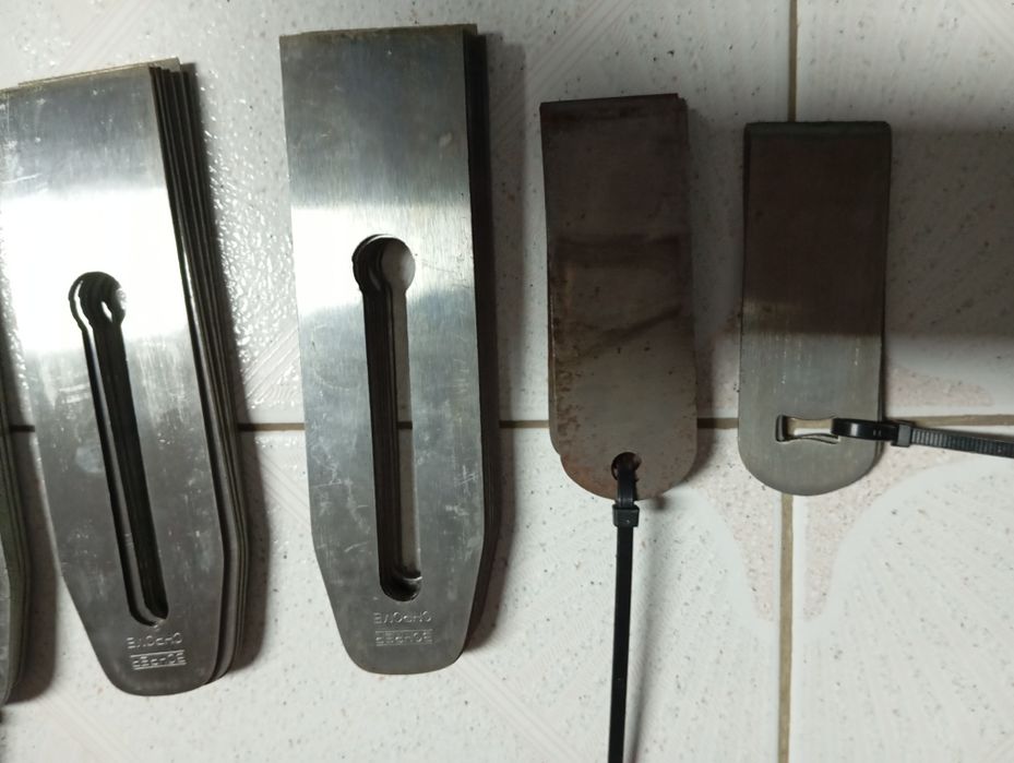 Laminas plainas e garlopas manual novas