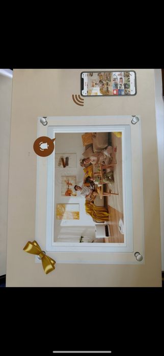 Wi-fi електро фото рамка фоторамка wifi цифровая сенсорная