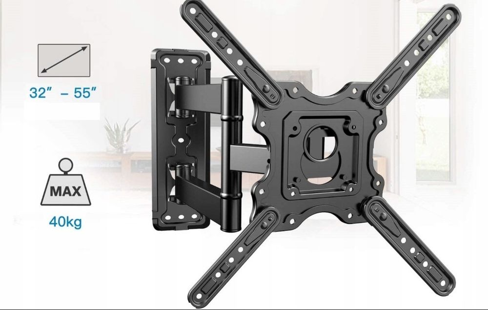 PERLESMITH PSMFK12 Uchwyt do Telewizora Obrotowy 13-42'' Max 19,5kg