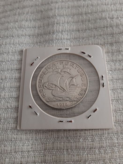 Moedas prata Monarquia e Republica