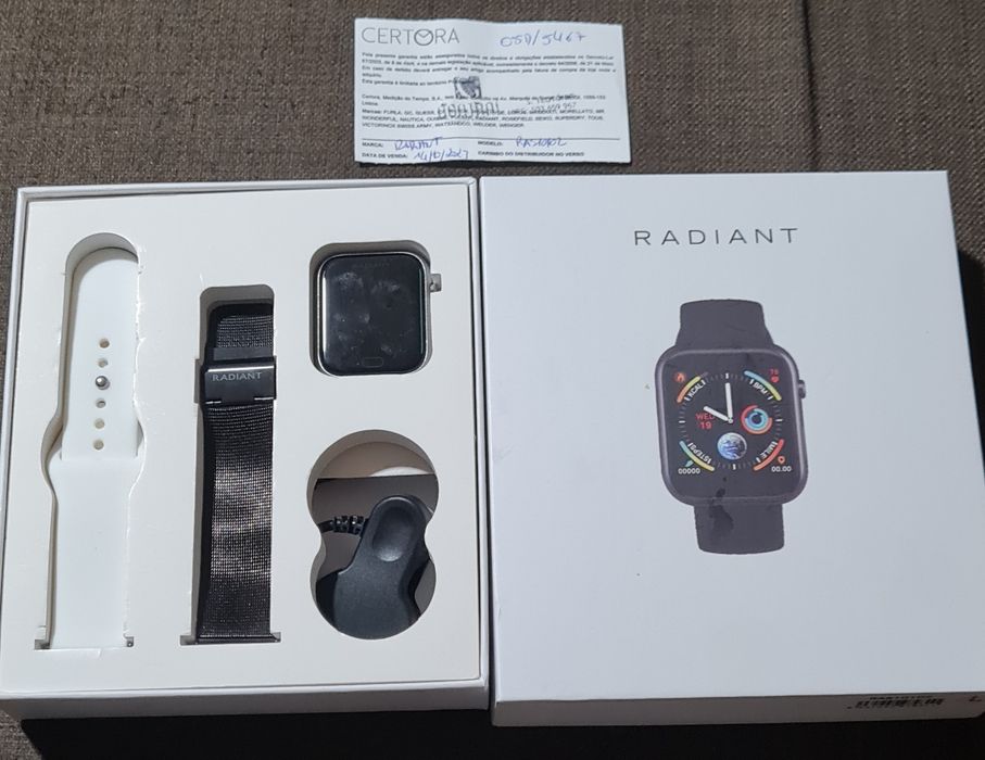 Smart watch radiant novo na caixa com garantia