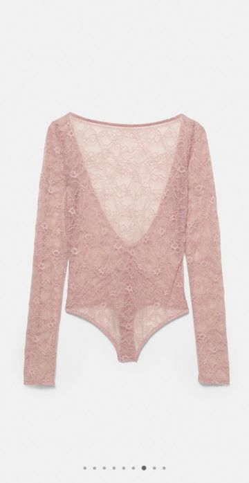 Боди комбидресс кружево мереживо топ лонг Pull&bear S, M ,L