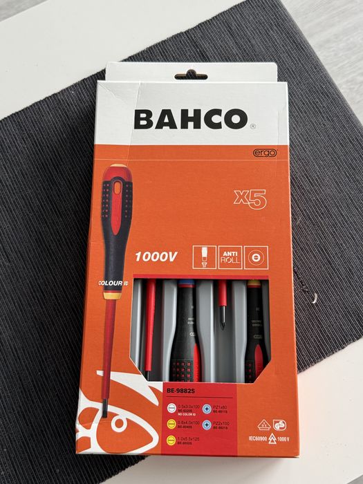 Zestaw wkrętaków Bahco 5 sztuk