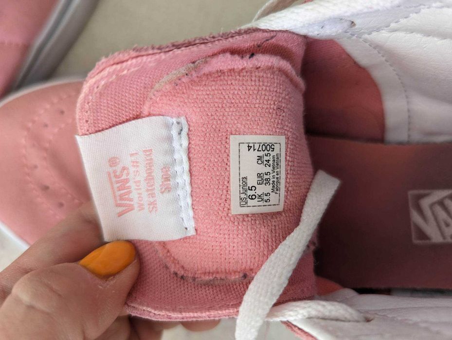 Buty Vans Sk8-hi rozmiar 38.5 nowe z pudełkiem