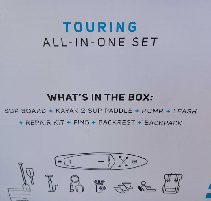 Prancha de Stand Up Paddle: Waterfall 10.6 Touring All-In-One Set