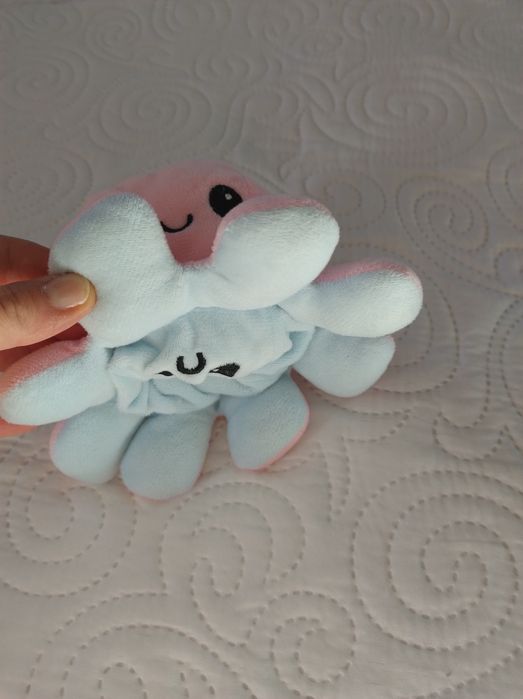 Maskotka pluszowa ośmiornica dwustronna emocje