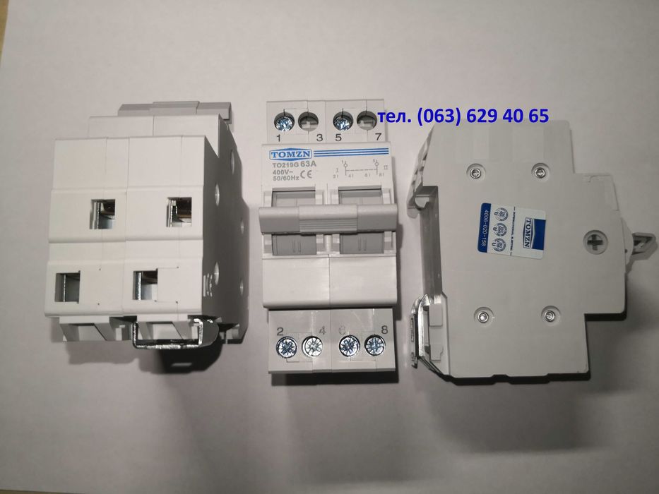 Перемикач навантаження 1-0-2 (введення резерву) TO219G 2х полюсний