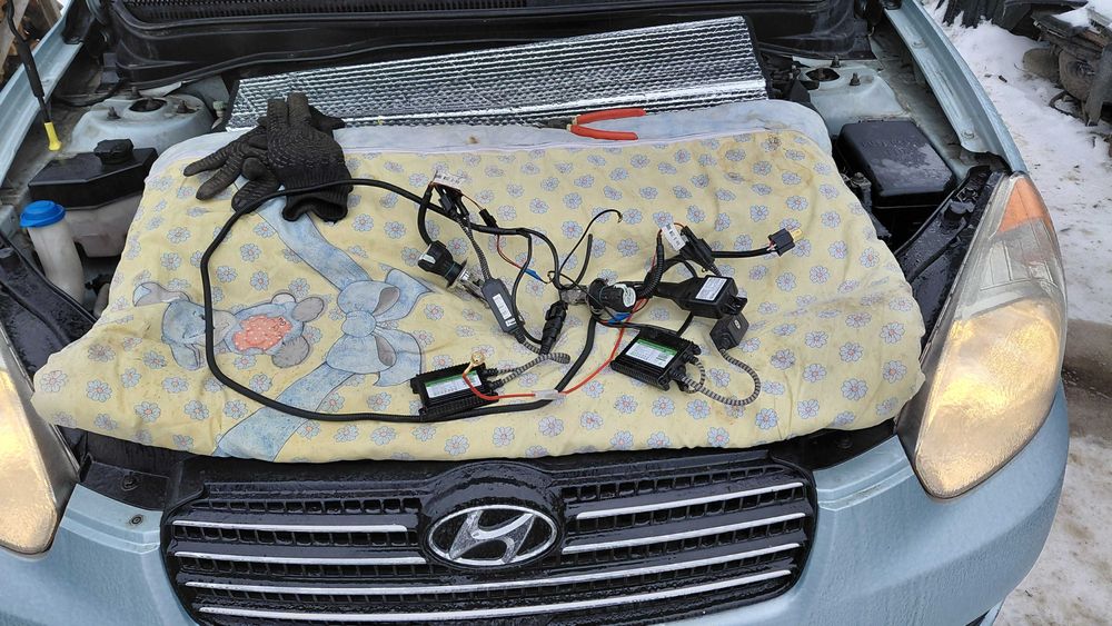 биксенон EA Light-X с блоками Ultra Slim DC, H4 ближний+дальний 5000K